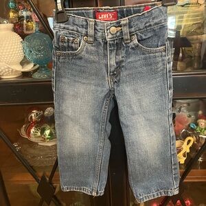 Super Cute Levi's Kids Light Blue Denim Jeans - Straight Leg Red Tag